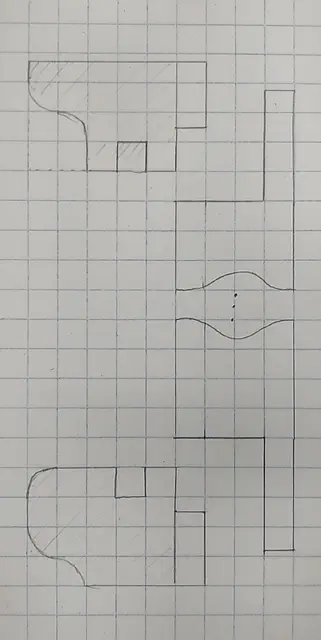 planning out edge profile and cross-section